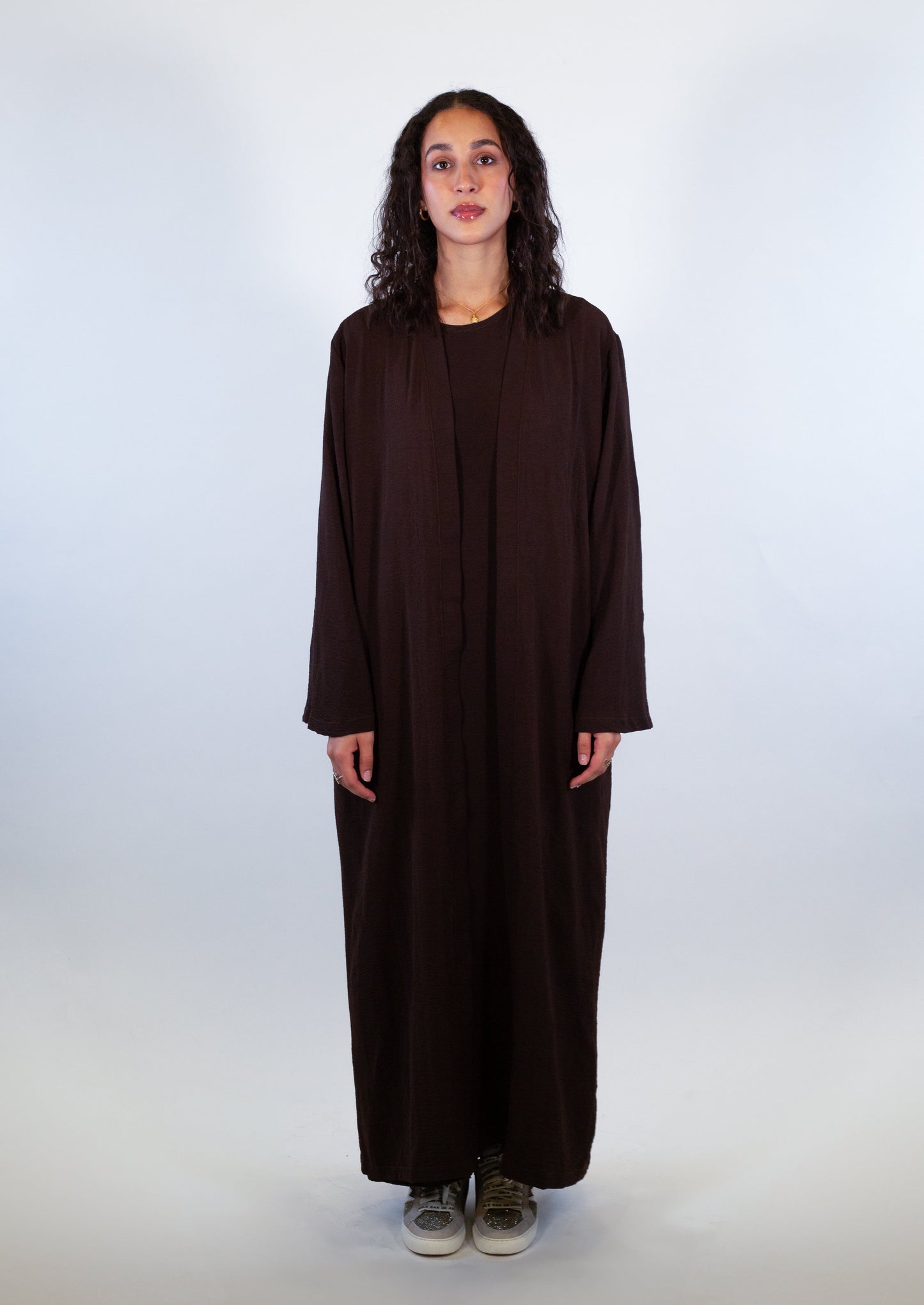 Mocha Abaya Set